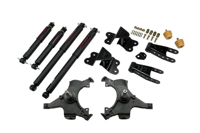 685ND – BELLTECH Lowering Kit, 2 Inch Front 4 Inch Rear Drop Shock Absorbers Included With Nitro Drop II Shock Absorb...